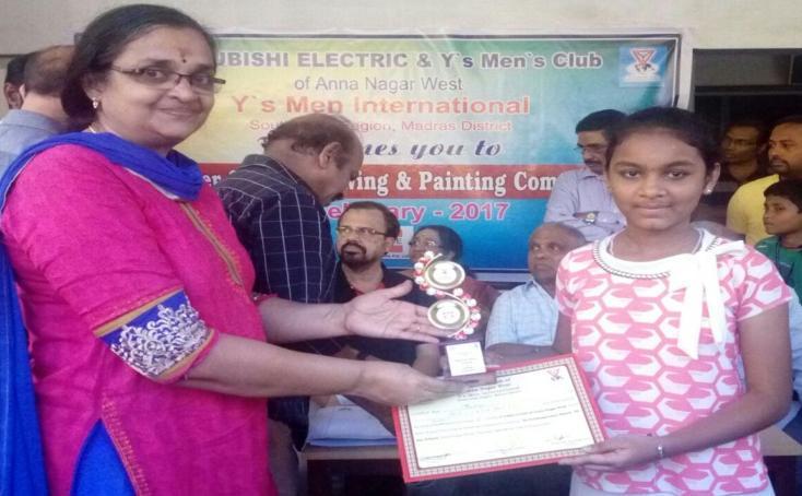 Painting competition conducted by Spencer plaza.