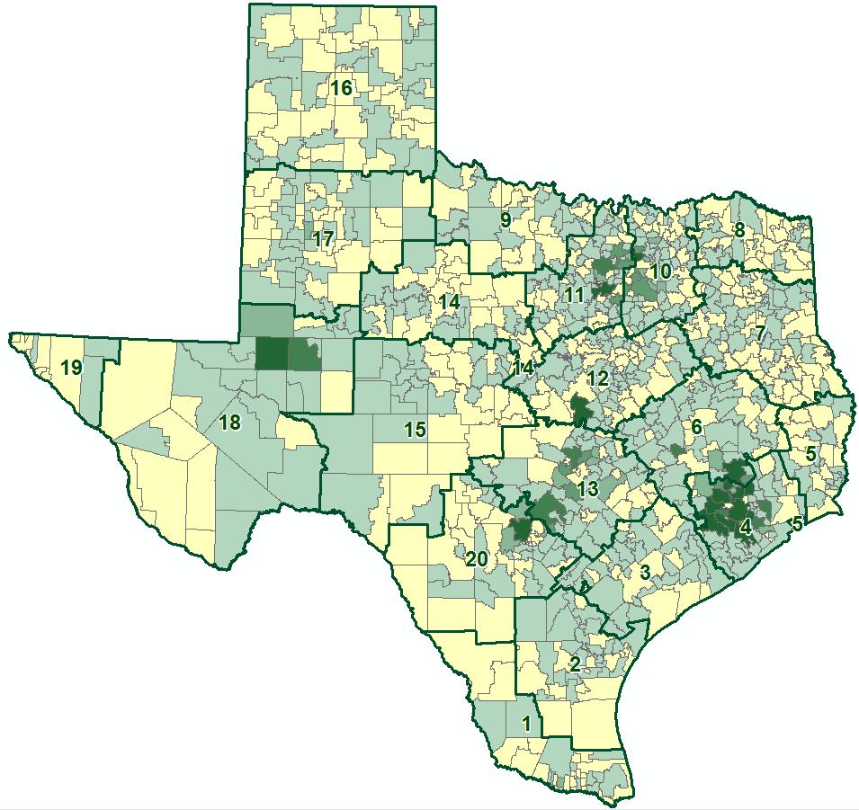 Thousands 5,400 5,200 5,000 4,800 4,600 4,400 4,200 4,000 3,800 Texas Enrollment Trends