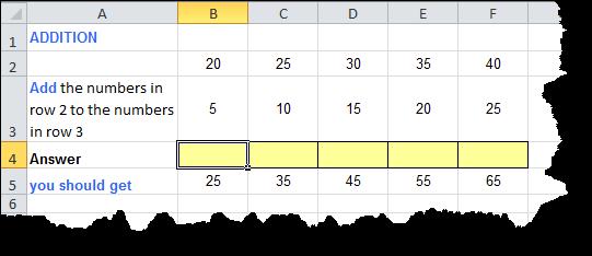 Using arithmetic operators in formulas The following table lists the arithmetic operators used in this workbook.