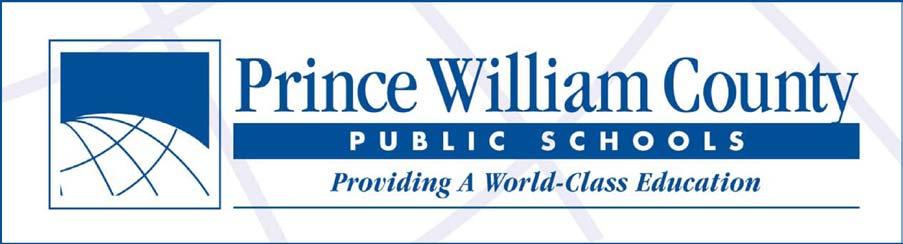 Prince William County Public Vision VISION In Prince William County Public, all students will learn to their fullest potential.