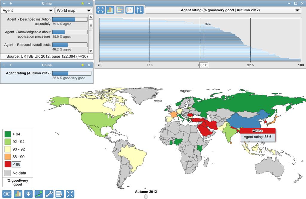 Strictly copyright IGI Services 2013 GlobalView ISB Online Maps GlobalView is easily navigated via interactive menus Hover over a