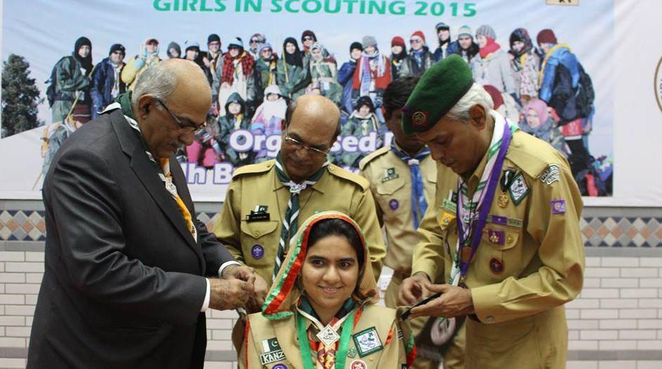 S-G - 50 International Jamboree - 2015 - Singapore 17-22, Nov, 2015 Aj2016-24 Australian Jamboree- Australia 03-13, Jan, 2016 FIRST PRS GIRL OF PAKISTAN Syeda Kanza Kanwal from Sindh Boy Scouts