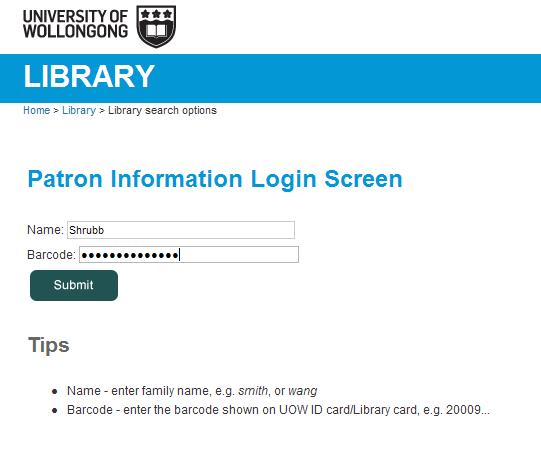 To place a HOLD on a book Enter your family name Barcode on your student card Smith Choose Sydney and then click