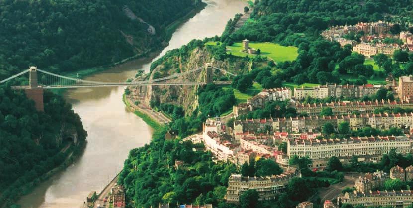 Bristol With a population of around 450,000 and two major universities, Bristol is the
