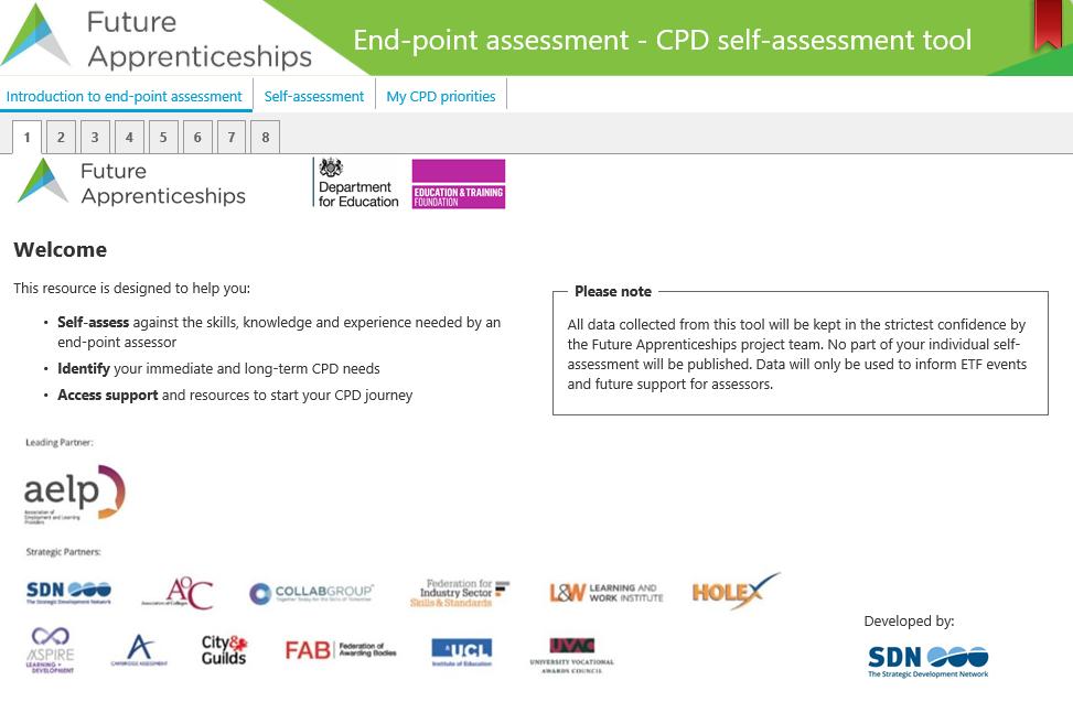 ONLINE SUPPORT CPD SELF-ASSESSMENT TOOL HTTPS://WWW.FOUNDATIONONLINE.ORG.