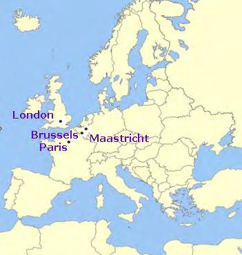 Location allows easy travelling Metropolises Amsterdam: 2.5 hours (train) Brussels: 1.