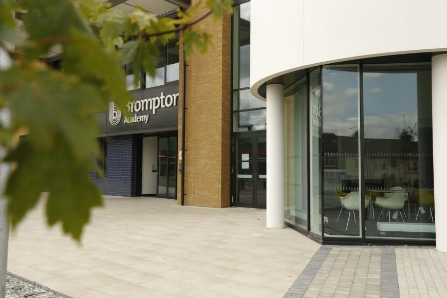 Brompton Academy is an 11-18 years academy with specialisms in arts and science, sponsored by the University of Kent.