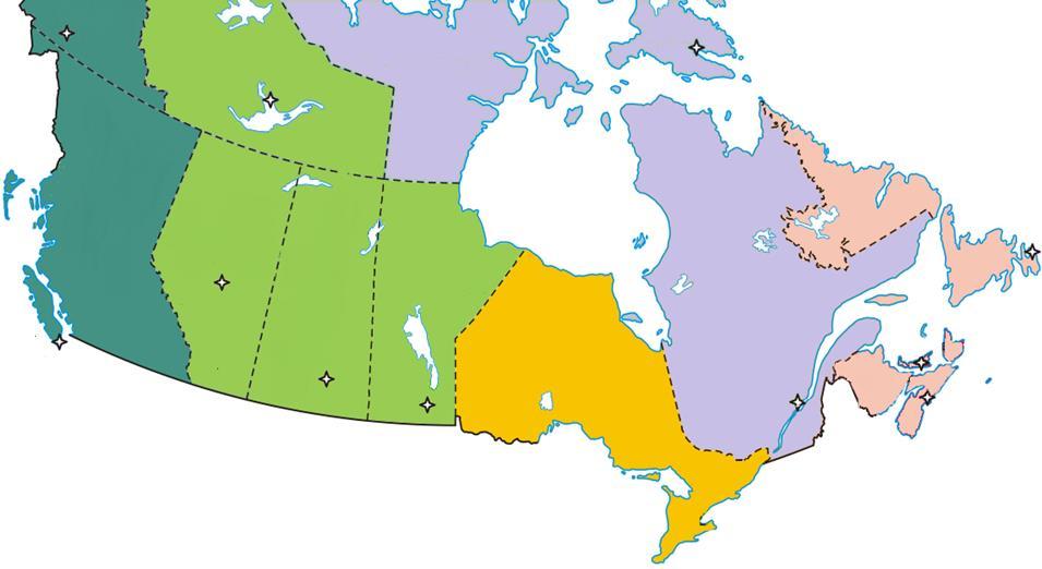 Maintaining on-the-ground TCS services across Canada through an expanded satellite network Yukon Northwest Territories Nunavut Hub Regional Office Satellites (TCS Client Service) British Columbia