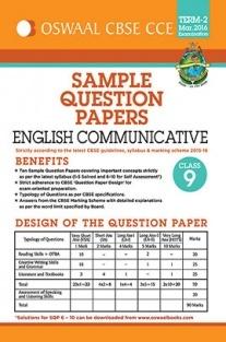 Oswaal CBSE CCE Sample Question Papers Term 2 ( March 2016