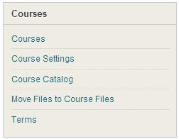 In the System Admin tab go to the Courses panel and select Course Settings. 2.
