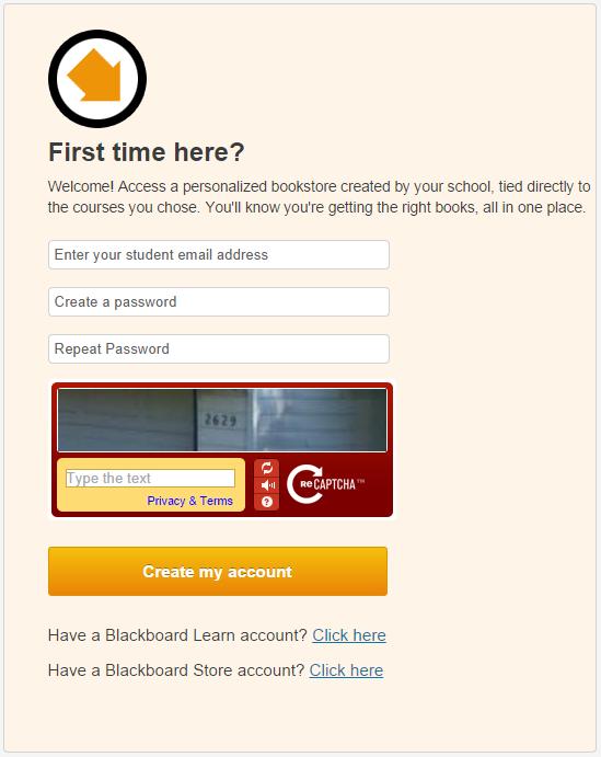 The Blackboard Store User Interface A new feature to version 1.3 is the ability for students to order from the Blackboard Store before they are actually given a Blackboard Learn account.