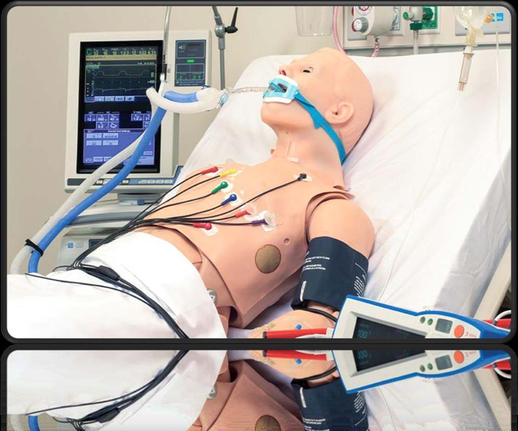 Sim is Human patient simulators ( manikins ); real and/or