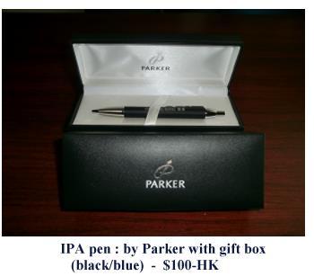 Parker with gift box (Black/blue) - $100-HK IPA