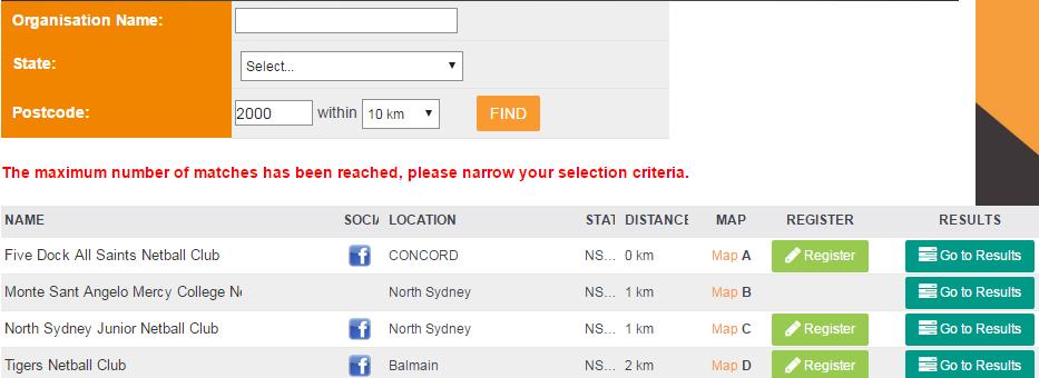 resultsvault.com : From here a participant can log in to their profile. Participants can also use the links available to request a new password or create a login if they are new to netball.