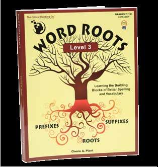 WORD ROOTS LEVEL 3 PAGES Word Roots Level 3 teaches you the meanings of Latin and Greek prefixes, roots, and suffixes of words commonly used in English.