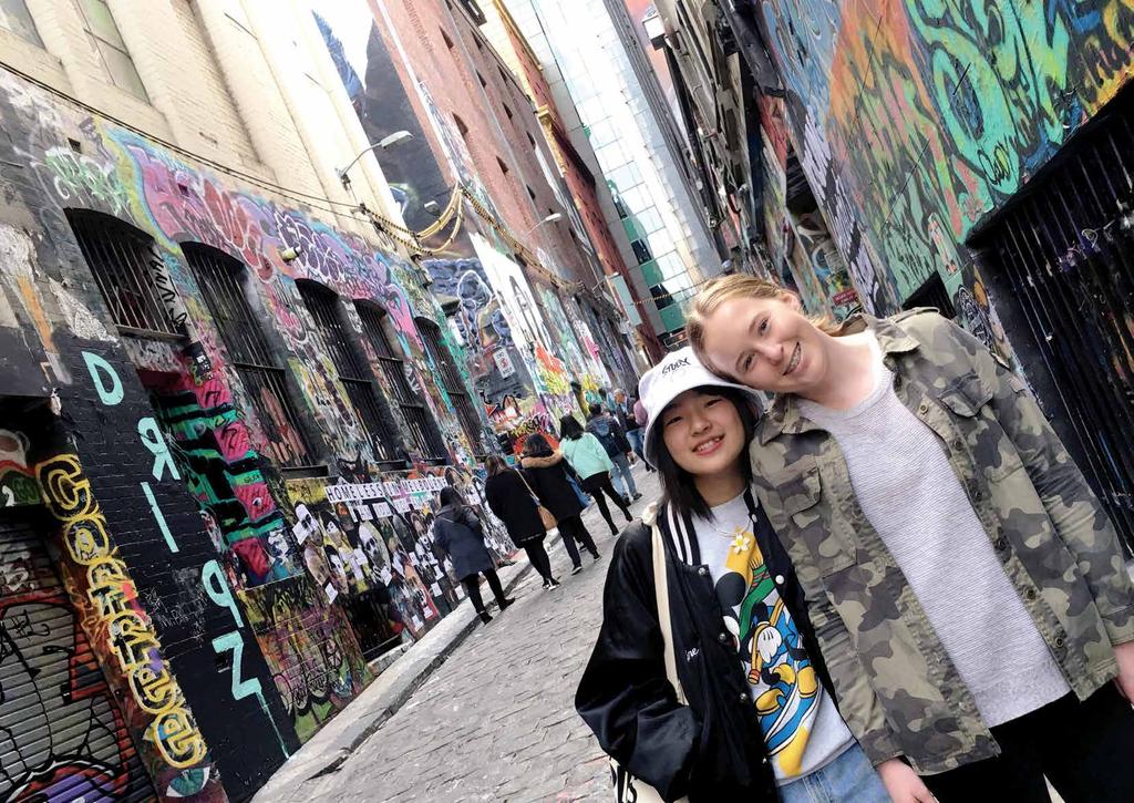 LIFE AT BGS Part of the experience of studying in another country is to embrace the culture of the new country, as well as sharing your own personal story.