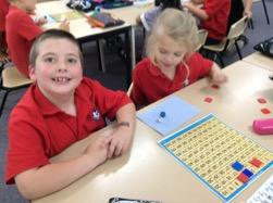 maths In Mathematics this term, students are learning to solve problems via a hands on approach.