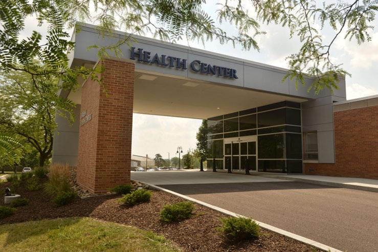 8 The DeWeese Health Center is located at 1500 Eastway Drive on the Kent State campus adjacent to the Office of Global Education.