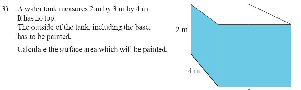 Surface area (mathswatch clip 121) Homework 46H GRADE : C -B 1) Find the surface area of the following cuboids 3cm