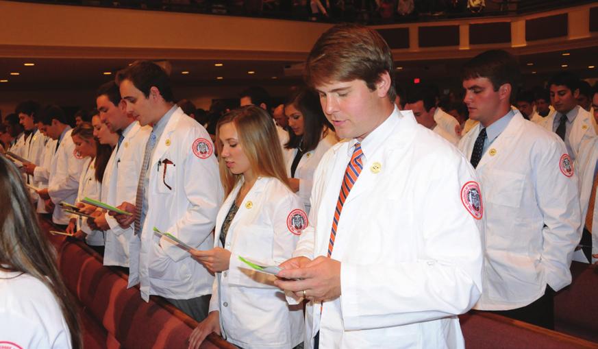 White Coat Ceremony Kaplan Clinical Skills Center Hospital Partners Team Health Care Students begin honing their clinical care skills early, training in