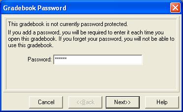 **IMPORTANT** At this point you will set your password.