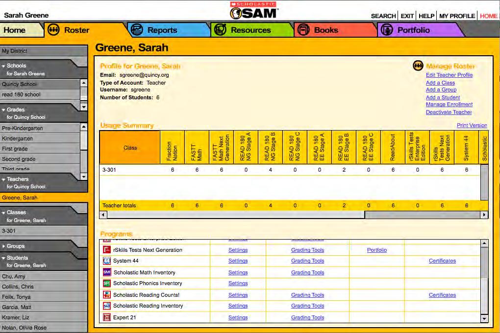 Enrolling Students Students are enrolled in SRI through SAM.