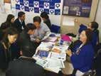 Holding Study Abroad Fairs: Fairs held at five centers in FY2015 Utilizing the networks with ministries of education and universities in the host countries, we organize