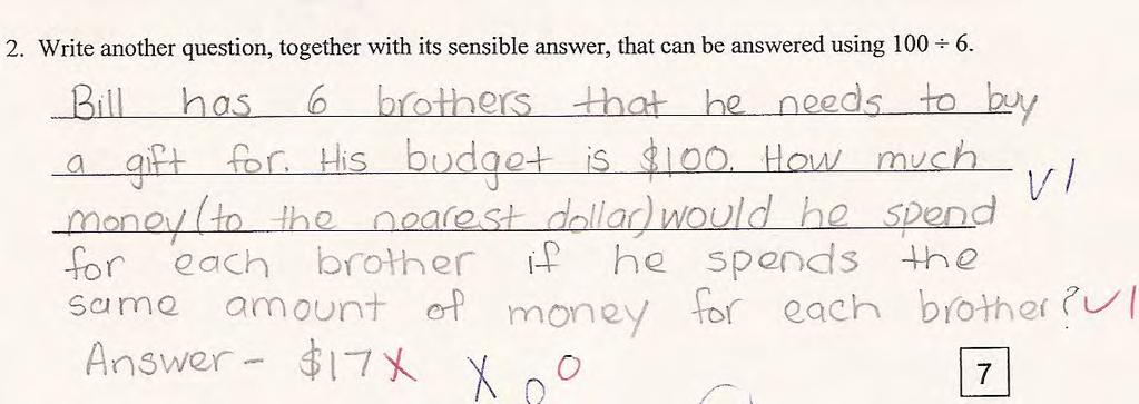 Student B Student C solves all of 1 and writes a typical money problem.