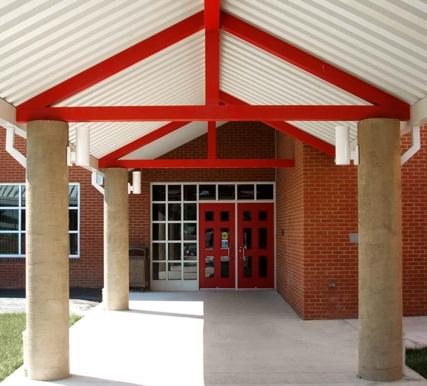 Rose Hill Elementary New Entrance