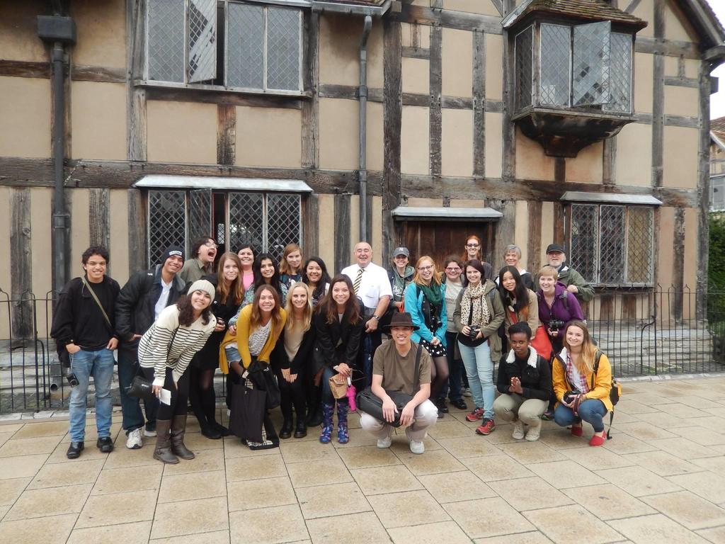 The home of William Shakespeare.