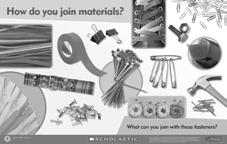 Challenge students to think of other joining materials and add their suggestions to the list. Ask: What else could you use to join materials?