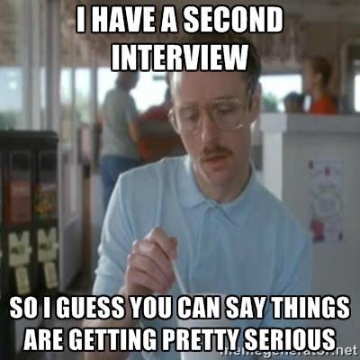 Types of Interviews On-site Interviews Usually the final step before a decision All about office fit and whether or not they can see themselves working