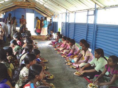Child sponsorships of Rs4,000 per month was provided to 5 children in the Jaffna Area who lost their parents or those whose