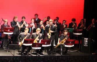 Band conducted by Mr Dunstan Cox (Head of Jazz, Adelaide University).