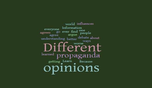 Every Thursday students are provided with discussion questions that elicit higher order thinking skills, such as themes that are present in their novels and the types of propaganda that