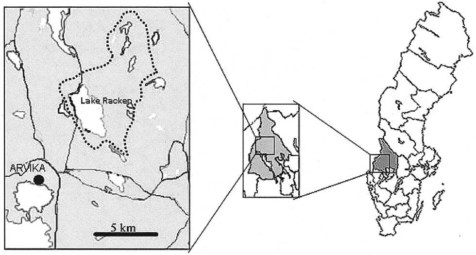78 P. Olsson and others Figure 1. The Lake Racken catchment, Sweden [modified from Olsson and Folke (2001)].