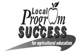 These educational materials were developed by the National Council for Agricultural Education in partnership with the National Association of Agricultural Educators as a special project of the