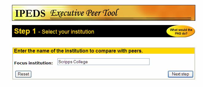 3. Select Your Institution