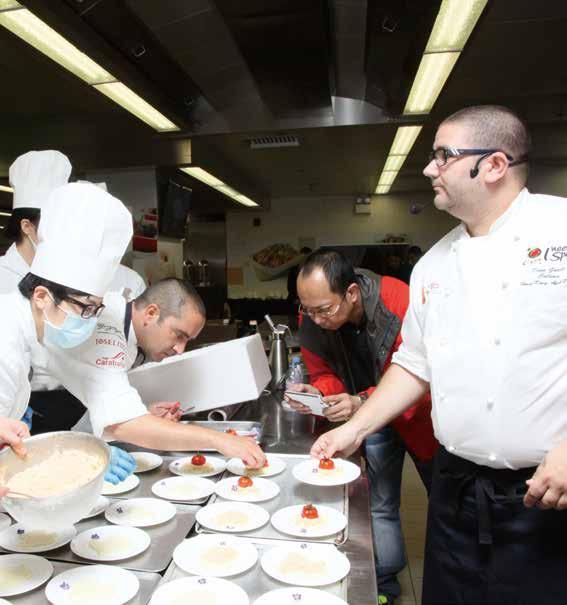 Michelin Starred Chefs from Spain and Italy demonstrated modern molecular gastronomy and Italian cuisine respectively at HITDC.