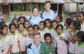 GALEN CATHOLIC COLLEGE Students Immerse in East Timor Culture A group of 8 Senior Galen students recently departed for Timor Leste to immerse themselves in East Timor culture.