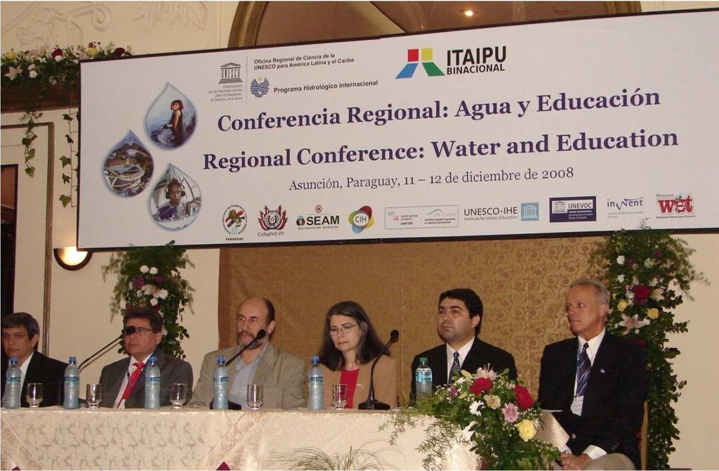 Dissemination activities Regional Conference on Water and Education for LAC
