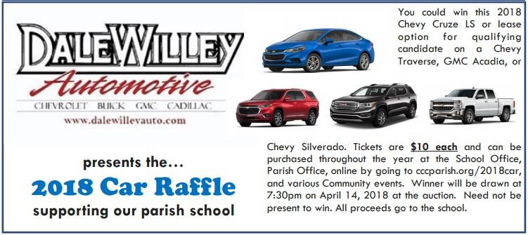 PAGE 3 Dale Willey Automotive presents...the 2018 Car Raffle!