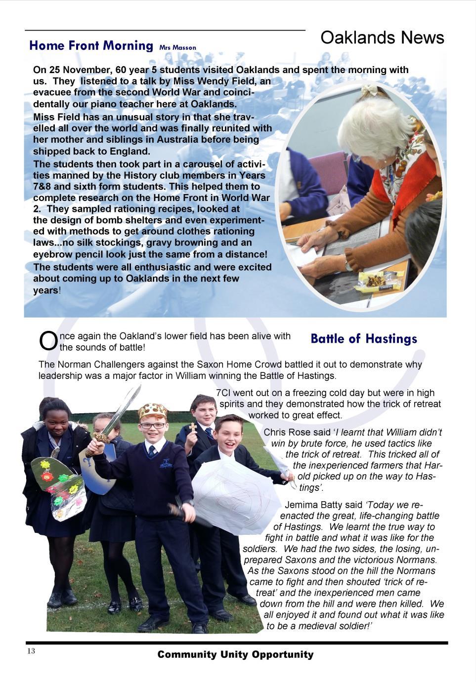 Our Journey Oaklands is a Catholic Academy taking in boys and girls from 11-18, which has been established by the Diocese of Portsmouth for the education of Catholic children who live within the