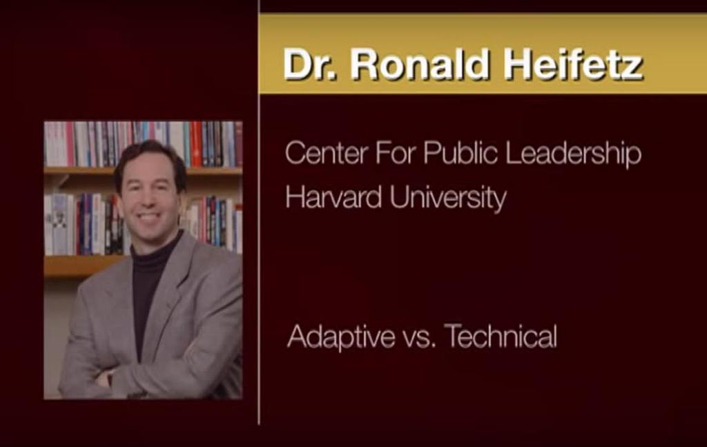Technical and Adaptive Challenges What is the difference