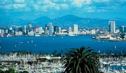 The year-round perfect weather and miles of beaches make San Diego one of the USA s premier vacation destinations, and breathtaking mountains and spectacular deserts are also within easy reach.