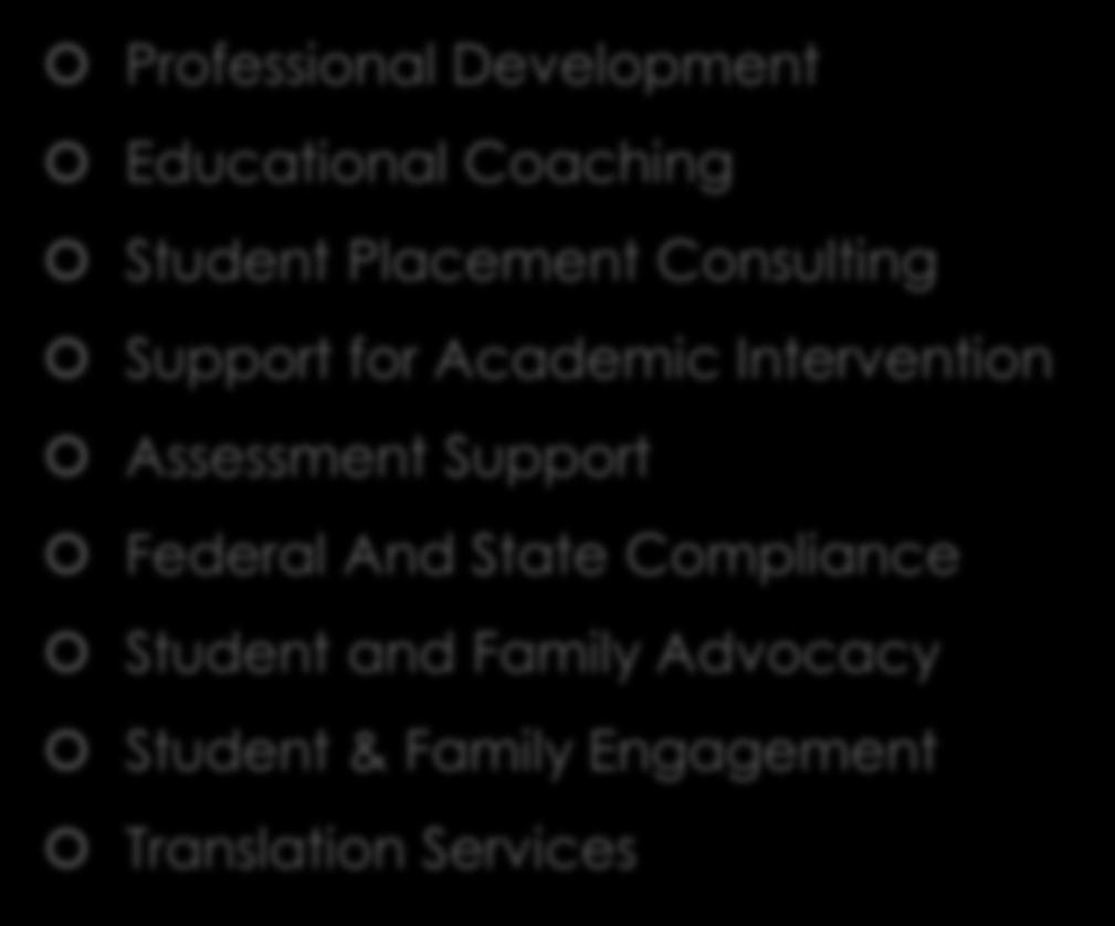 Our Services Schools Professional