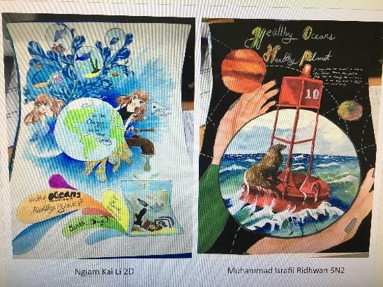 World Ocean Day In our April newsletter, we featured posters created by our students to commemorate Earth Day which was on April 22.