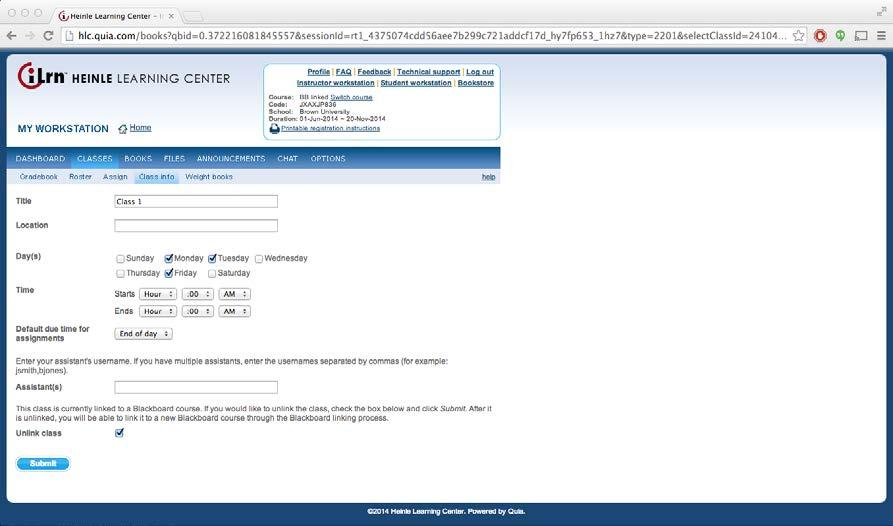 21. If you need to unlink your ilrn account from your Blackboard account, you can do so from the ilrn Profile Page.