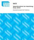 Gce Government Politics Specification From 2010 Wjec Read online gce government politics specification