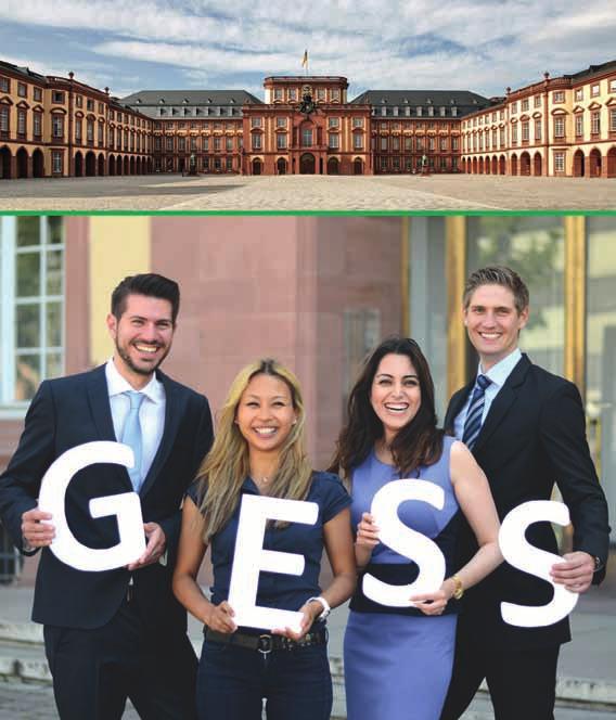 Cross-faculty Graduate and Research Schools 77 Faculties / Departments The GESS is supported by three participating schools and departments: the Business School, the Department of Economics,